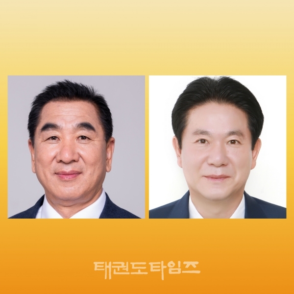 좌 - 최재춘 김운용스포츠위원회 위원장, 우 - 이동섭 국기원장